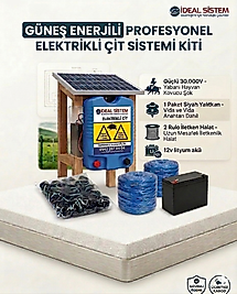 Güneş Panelli Akülü Set 2
