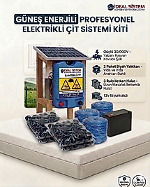 Güneş Panelli Akülü Set 3