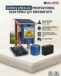 Güneş Panelli Akülü Set 1